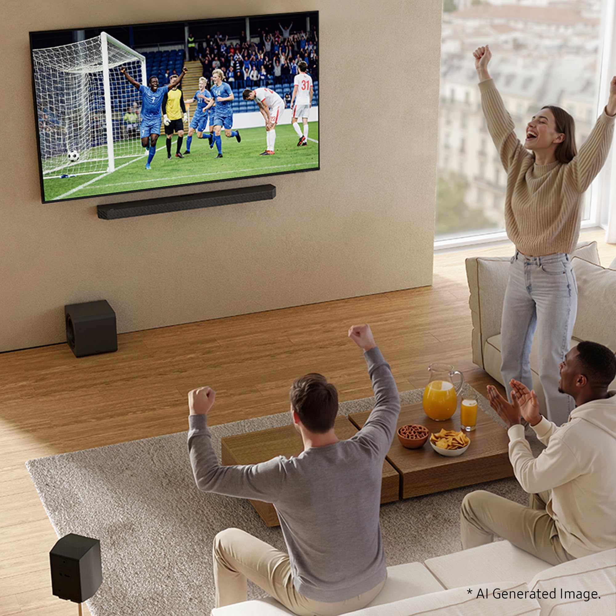 Samsung Q-serie Soundbar HW-Q930H/XC 9.1.4 Canali, Full Surround Subwoofer, Rear Speaker, Wireless Dolby Atmos, Q-Symphony, SpaceFit Sound Pro, Connessione TV Wireless, 2026