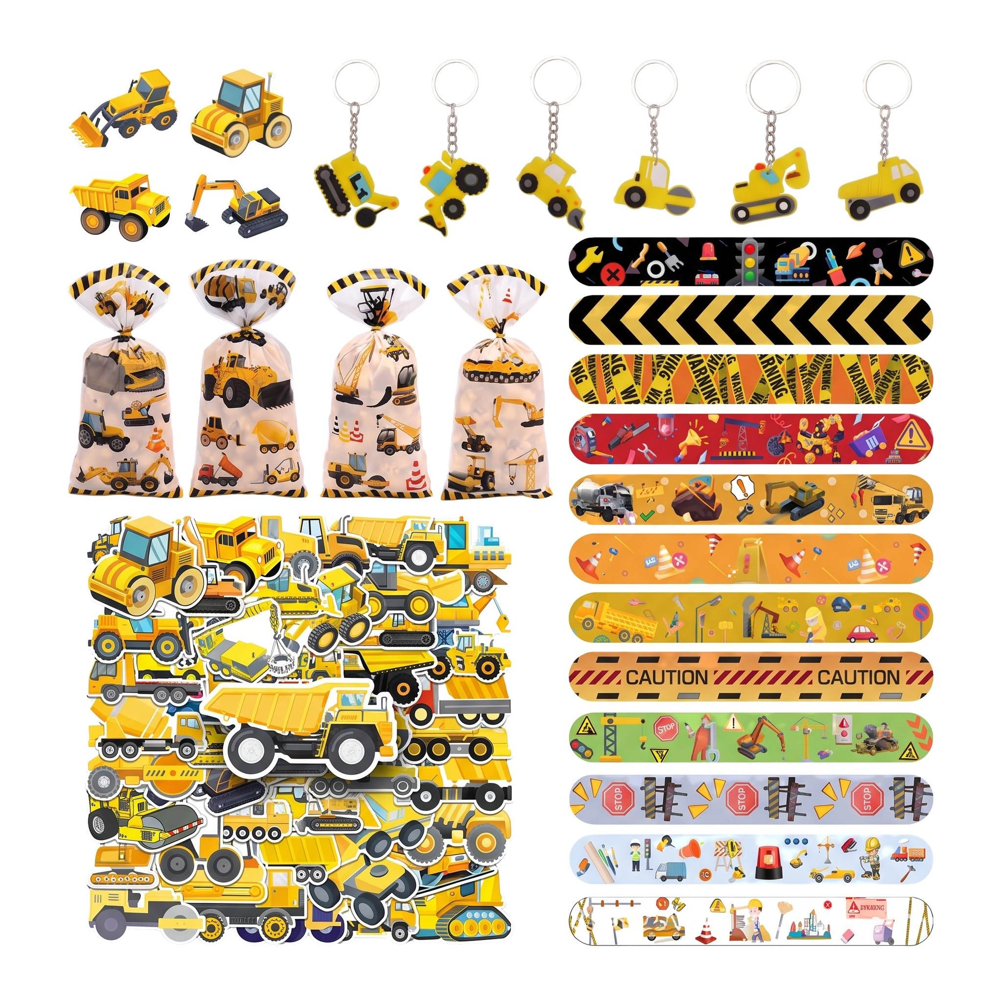 Party Bag Fillers for Kids 118Pcs Construction Theme Stickers