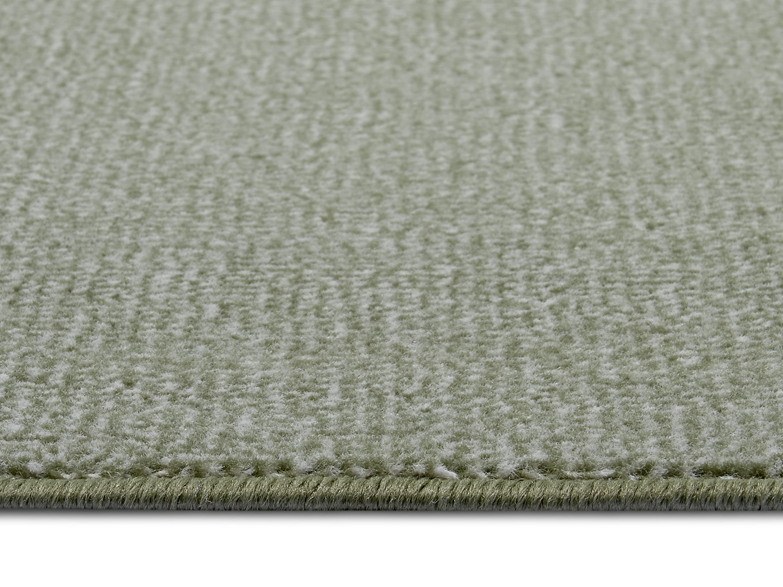 HANSE Home Tapis de Couloir 80 x 300 cm - Tapis Doux à Poils Courts - Design Moderne - pour Couloir, Chambre à Coucher, Chambre d'enfant, Salle de Bains, Salon, Cuisine - Vert