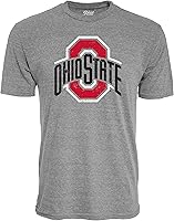 Vista 36 de Blue 84 NCAA - Camiseta de triple mezcla con licencia oficial de la NCAA para hombre, color del equipo icono vintage