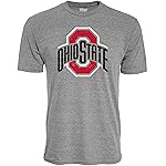 Blue 84 Men\'s Ohio State Buckeyes Tri-Blend T-Shirt Vintage Icon Heather Grey, Grey, Medium