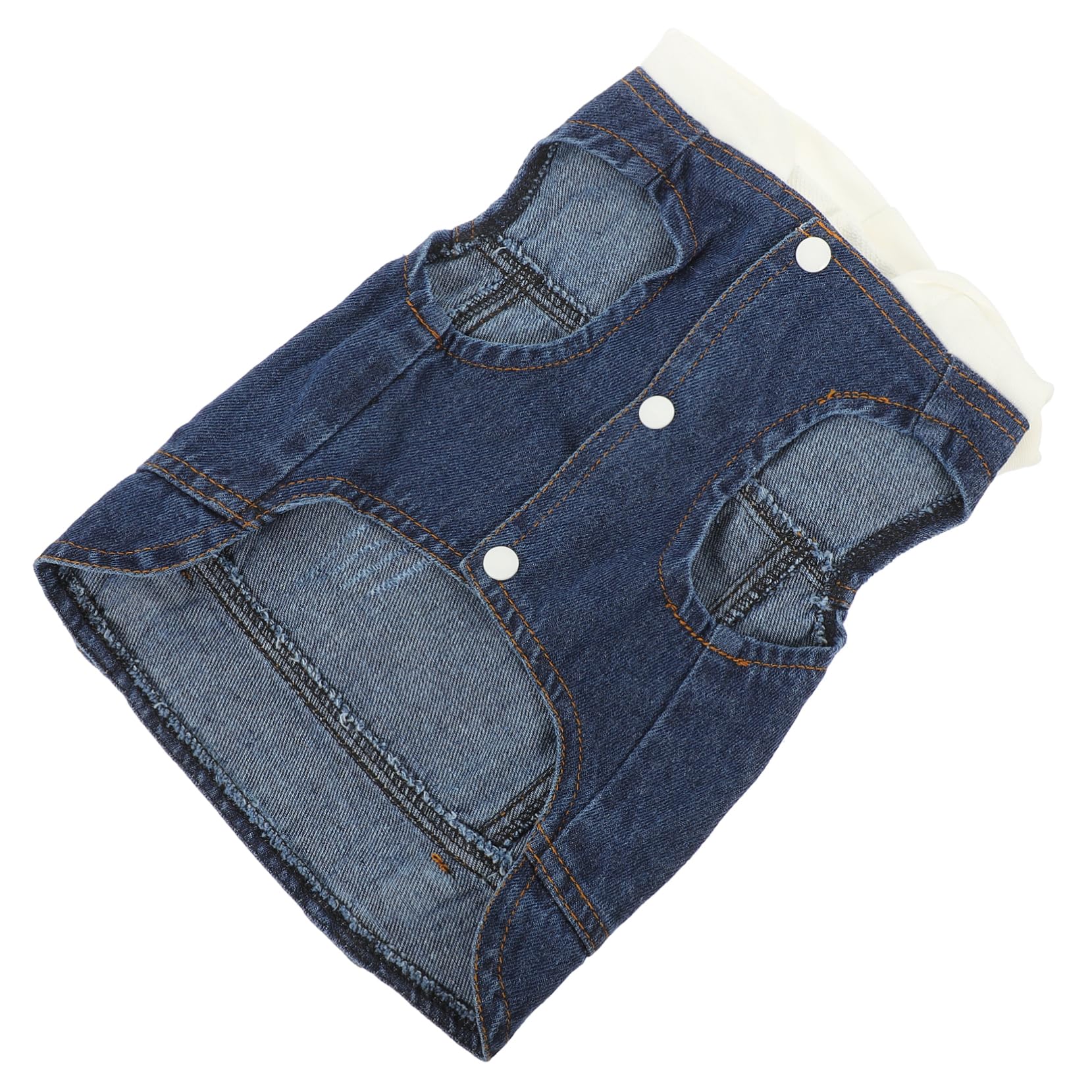 Robes vêtements de bonnet tricoté et veste en jean au tissu respirant