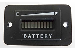 36 Volt Golf Cart Battery Meter: PRO36FRC Battery Gauge with Relay Output