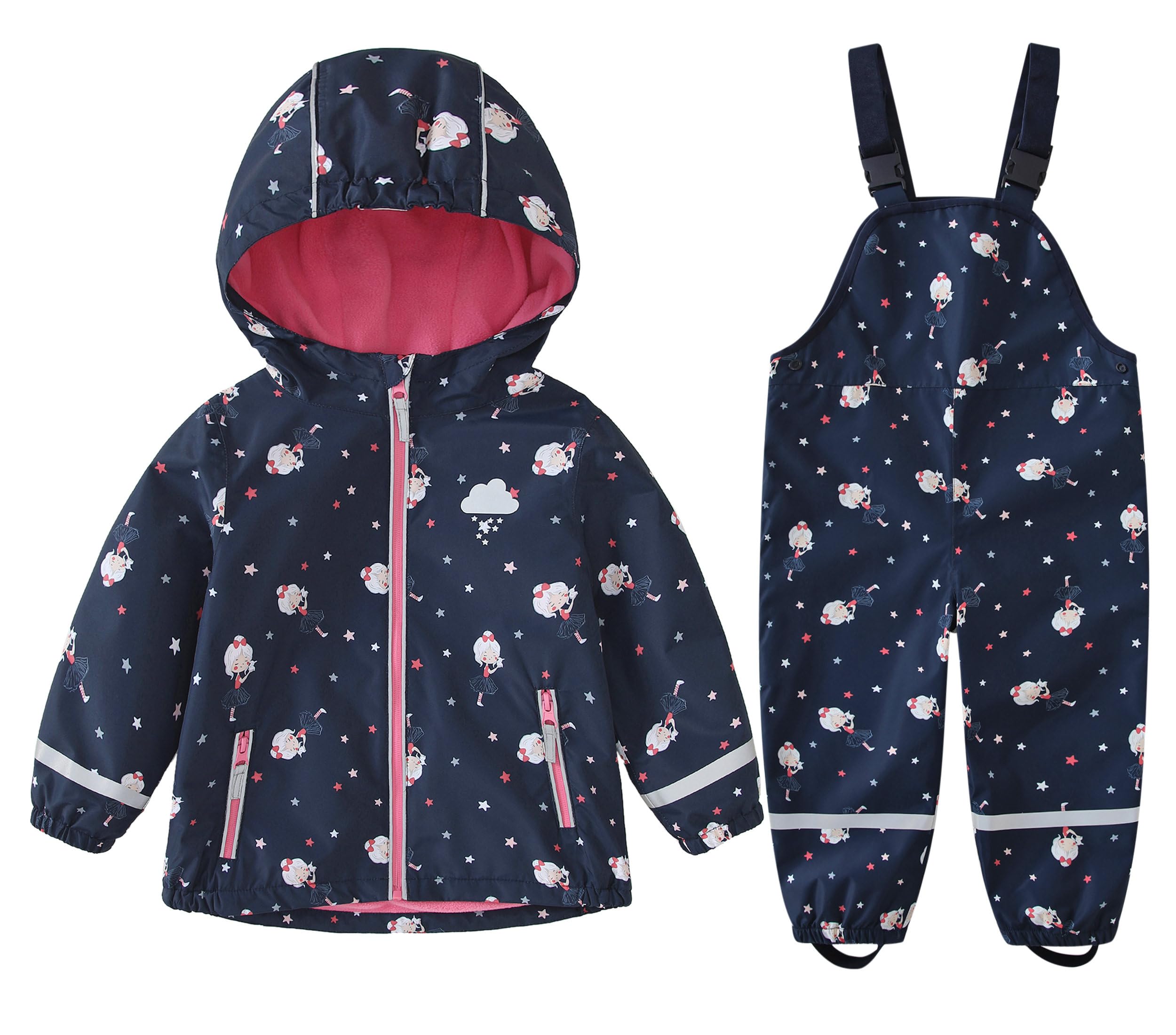 Pantaloni Pioggia Bambini Impermeabili | Leggeri Traspiranti | Stampa Cartoon Per Outdoor