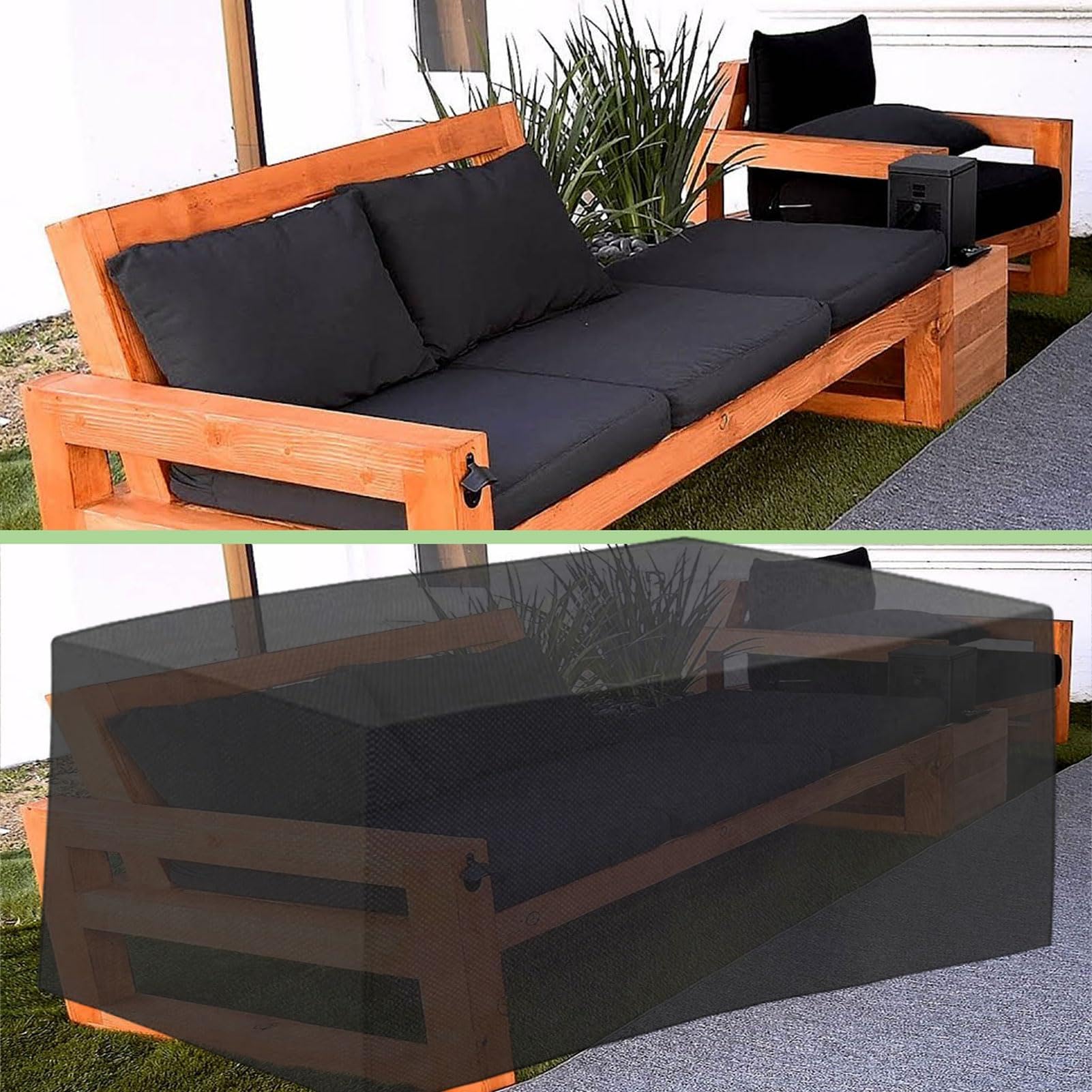 Housse Salon De Jardin - 170x140x100cm - Oxford 420D - Imperméable Et