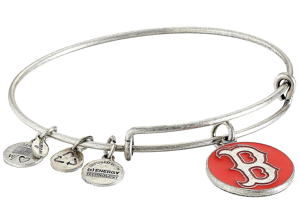 

Alex and Ani MLB(r) Boston Red Soxtm Charm Bangle (Rafaelian Silver Finish/Red Charm) Bracelet