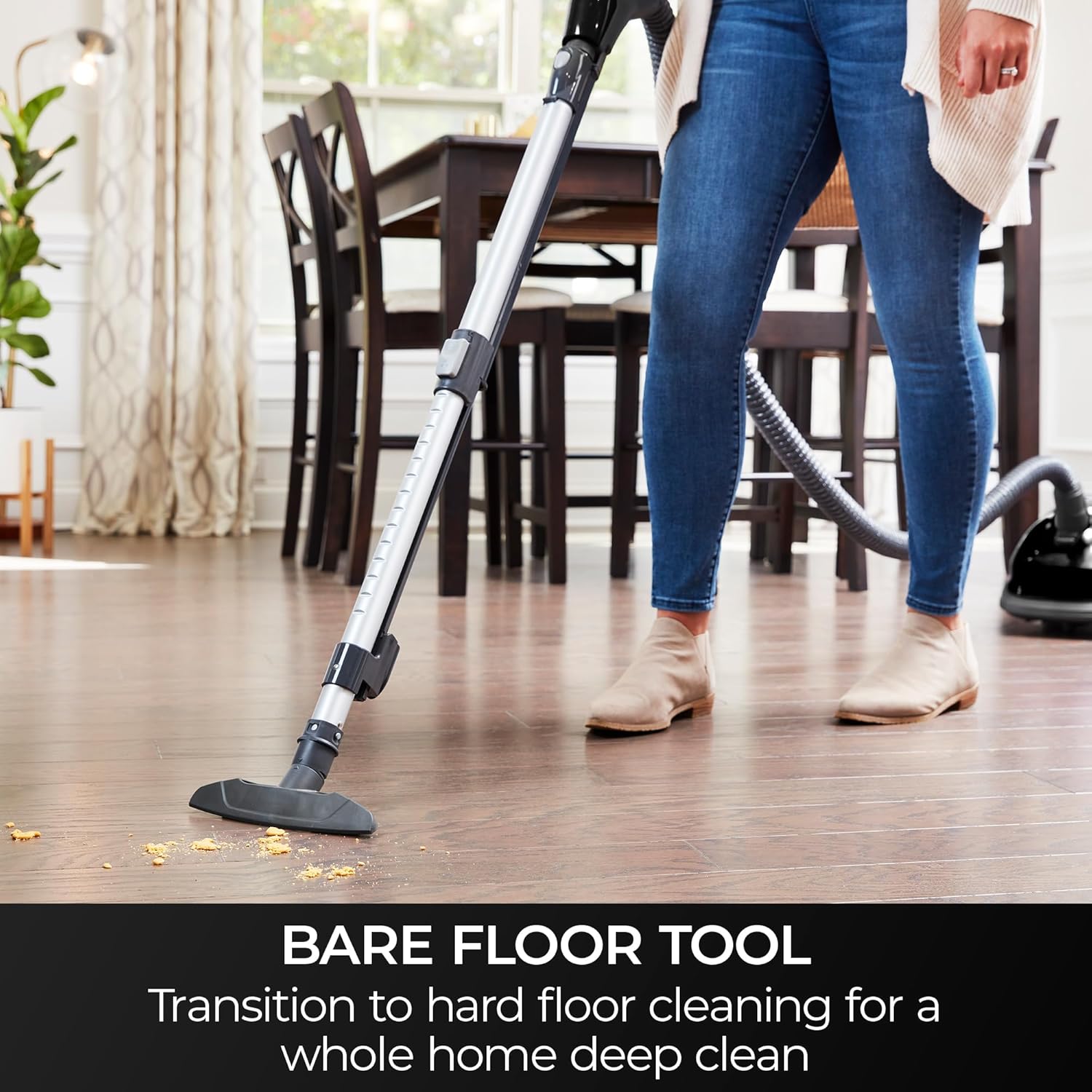 Kenmore Pet Friendly Lightweight Bagged Canister Vacuum Cleaner with Extended Telescoping Wand, HEPA, 2 Motors, Retractable Cord, and 4 Cleaning Tools, Blue - imagen 2