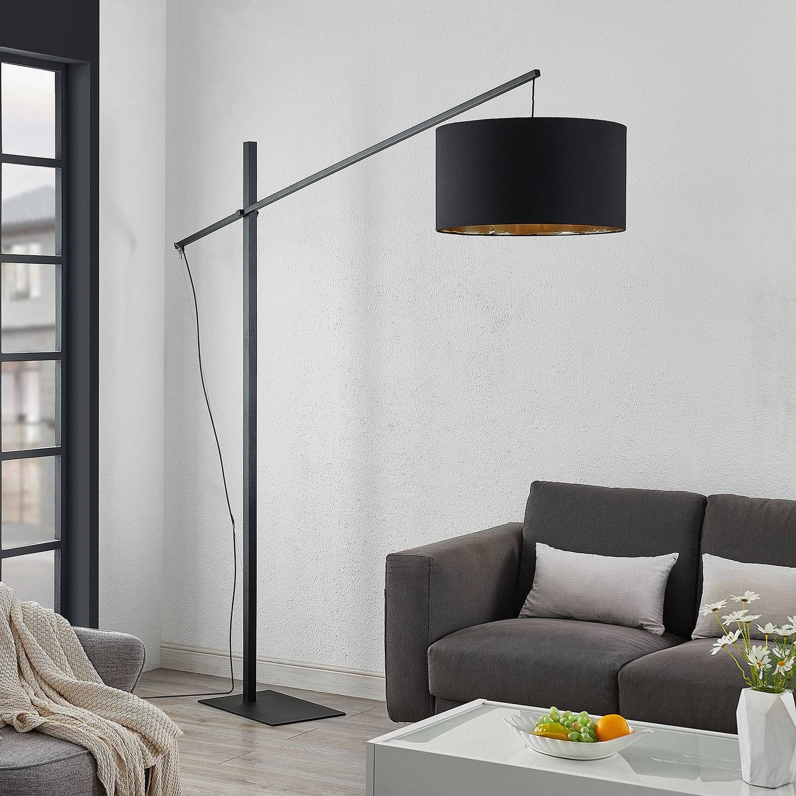 Floor Lamp 'Mossa' Made Of Metal For Living Room & Dining Room - View #3