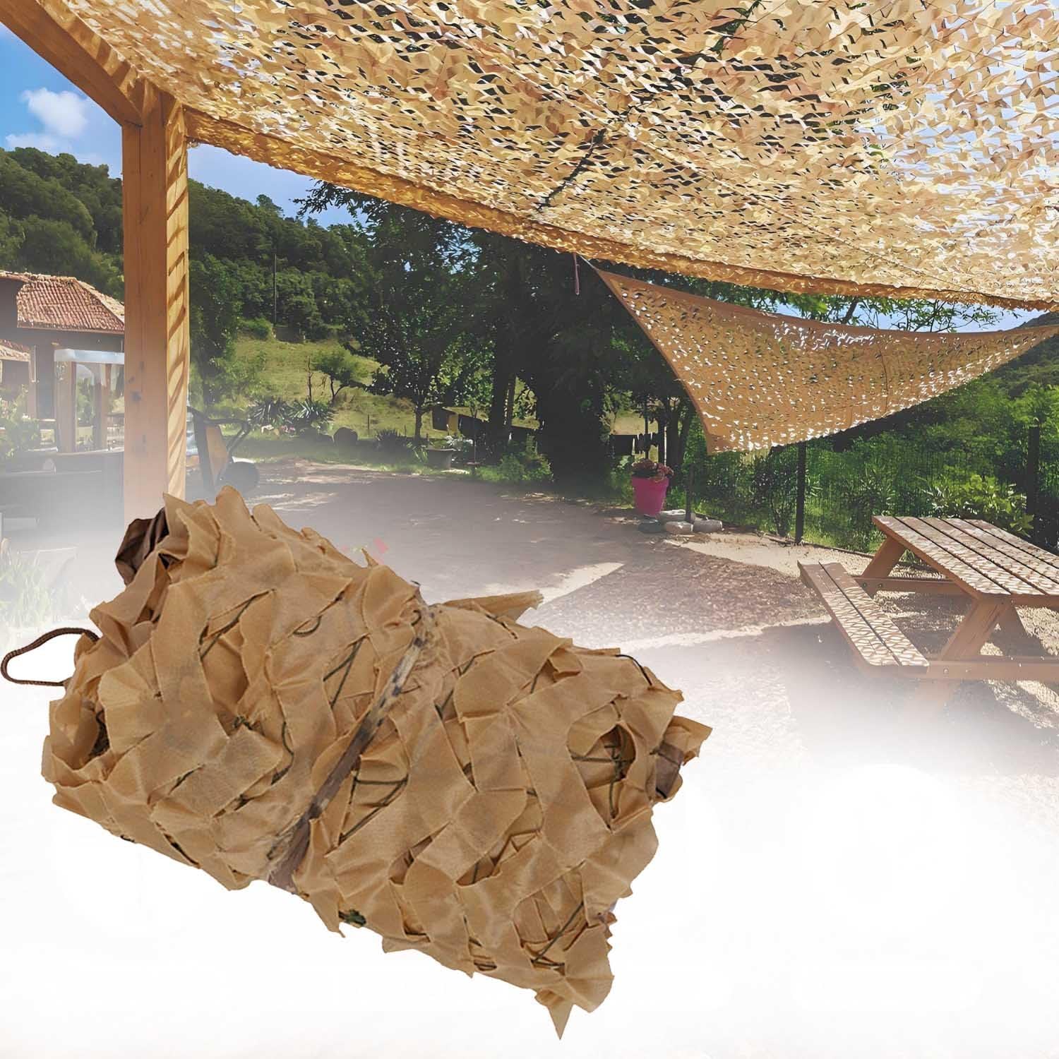 GJZQDKX Outdoor 6x7m Reinforced Military Sunshade for Hunting Camping & Tactical Use Versatile Sand & Nature Concealment Netting
