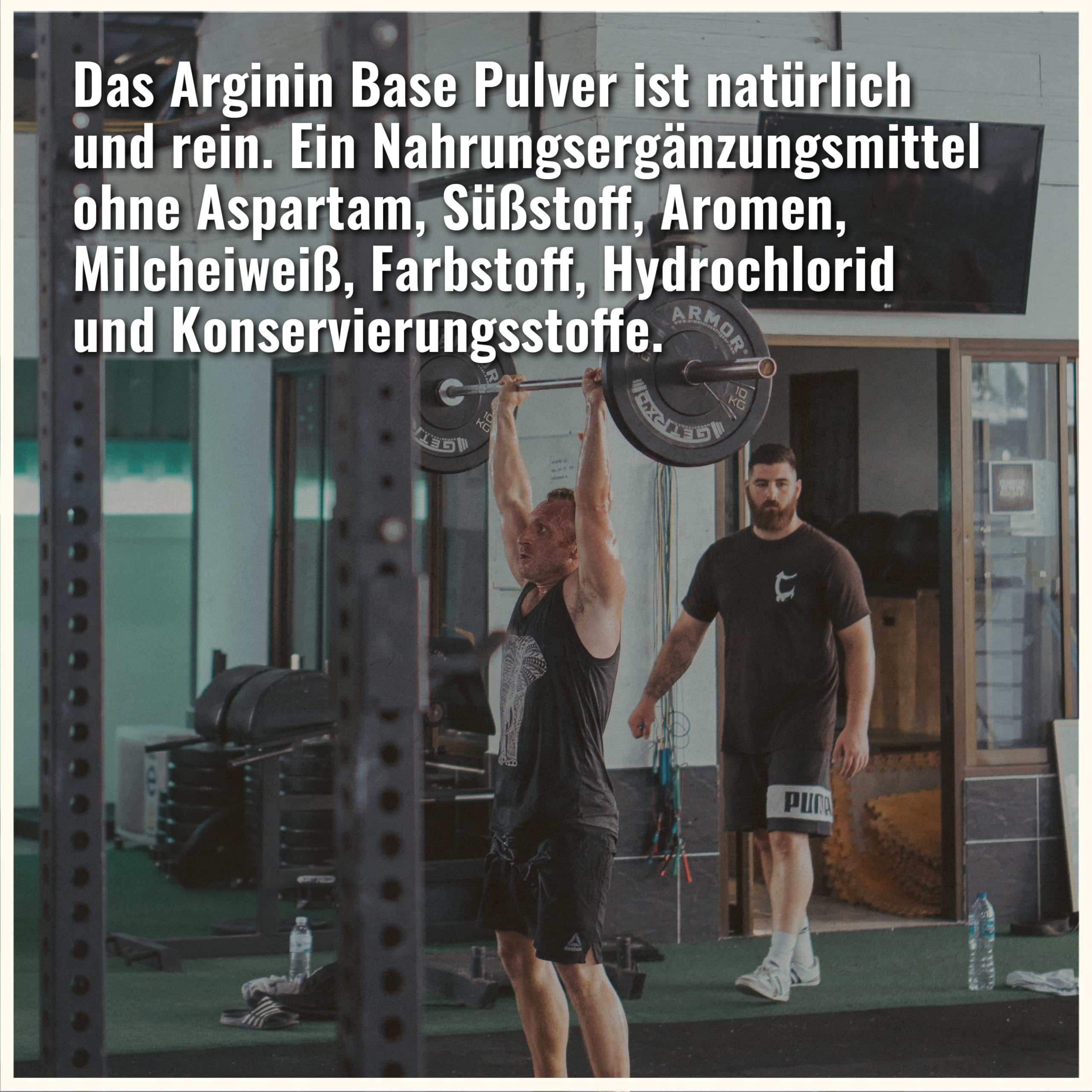 L Arginin Base Pulver - 500g Veganes Arginin Pulver 5g pro Tagesdosis - L-Arginin Ist Die Reinste Quelle Mit Höchster Bioverfügbarkeit Und Optimalen PH Wert
