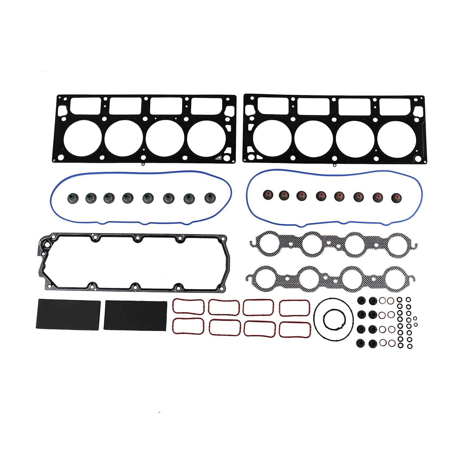 DNJ HGS3215 MLS Cylinder Head Gasket Set for 2008-2017 Chevrolet, Pontiac Camaro, Corvette, G8 6.2L V8 16V OHV 6162cc