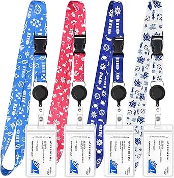 Amazon.com: Retractable Lanyards, 4 Pack Waterproof Lanyard