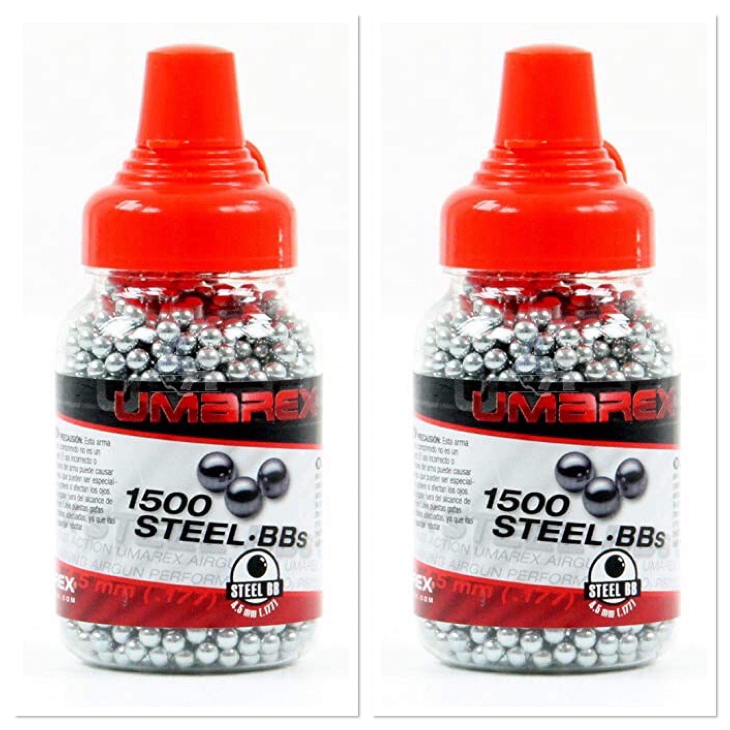 Double Pack - BB x1500 bottles 4.5mm Steel BB’s (3000 total)