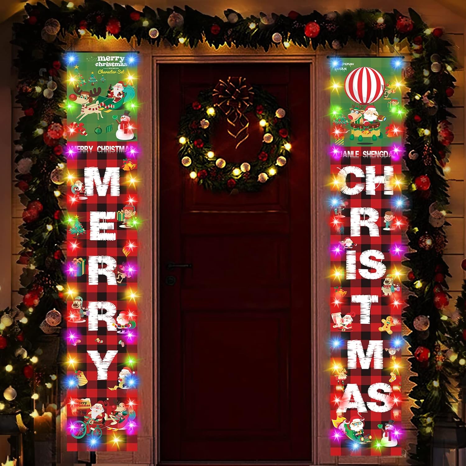 Outdoor Christmas Decorations Reversible Christmas