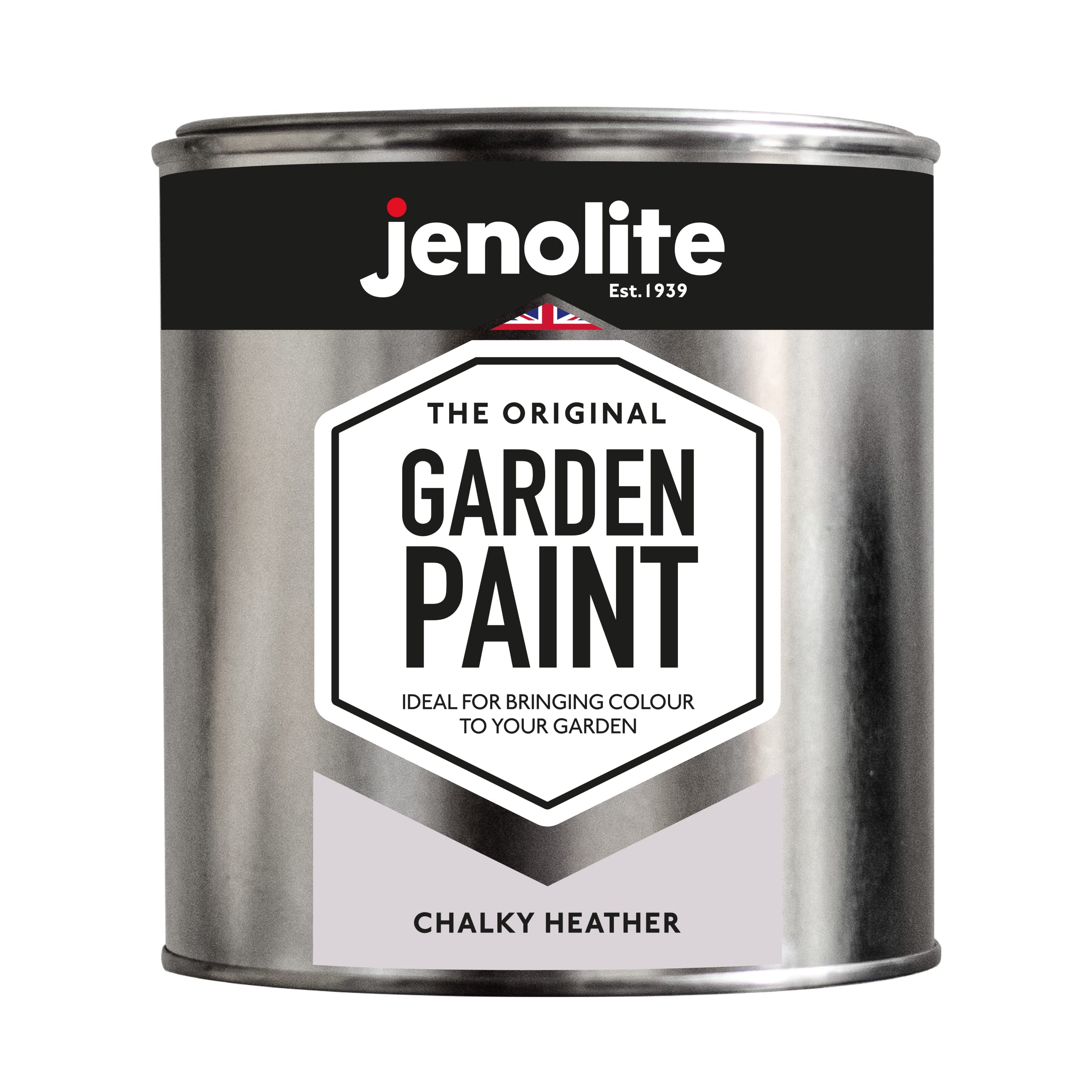JENOLITE Garden Paint Chalky Heather - Ideal for Garden Furniture & Ornaments - use on wood, metal, plastic, stone, ceramic - 1 Litre (RAL 320 85 10)