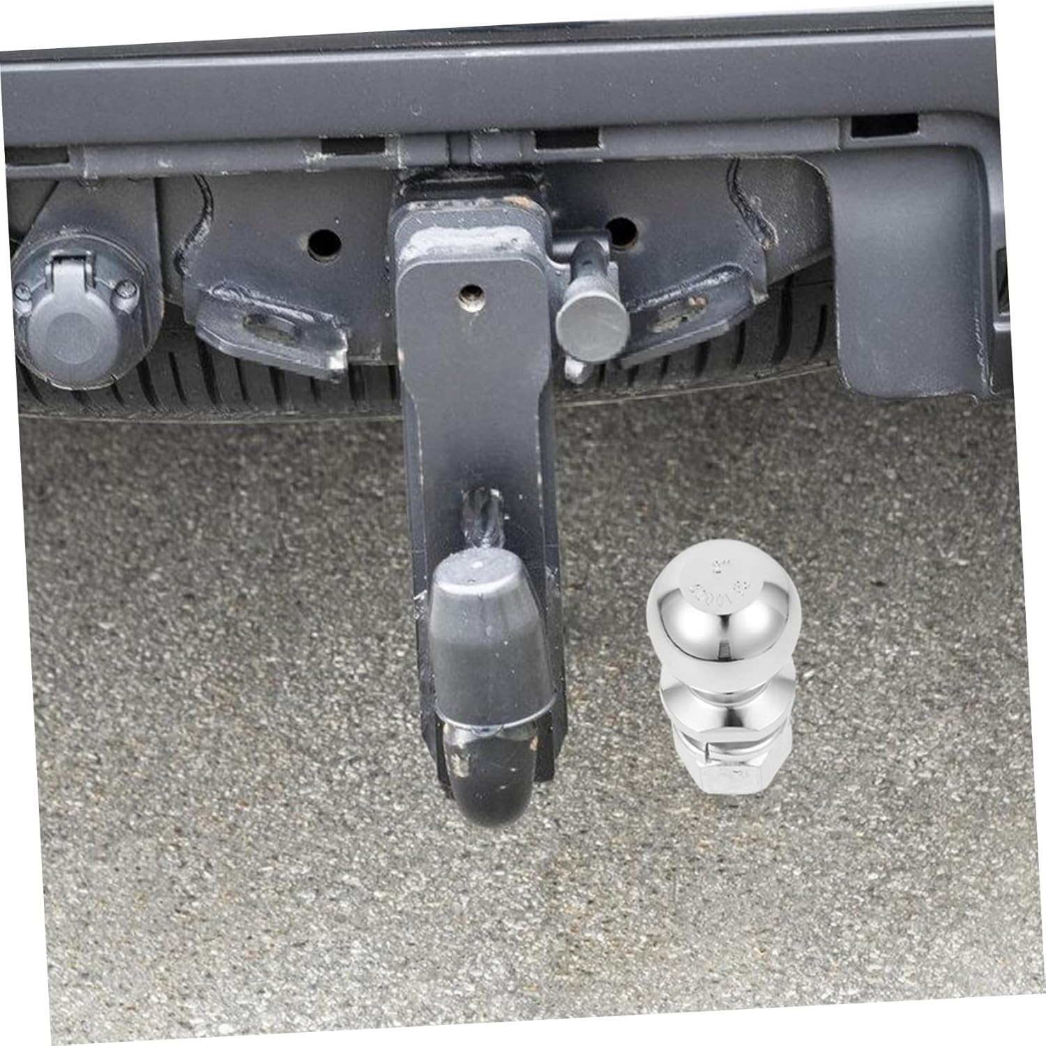 Tow Ball Trailer Hitch Replacement Tow Ball Standard for Easy Installation for Weather Conditions for Trailers and Yacht Accessories