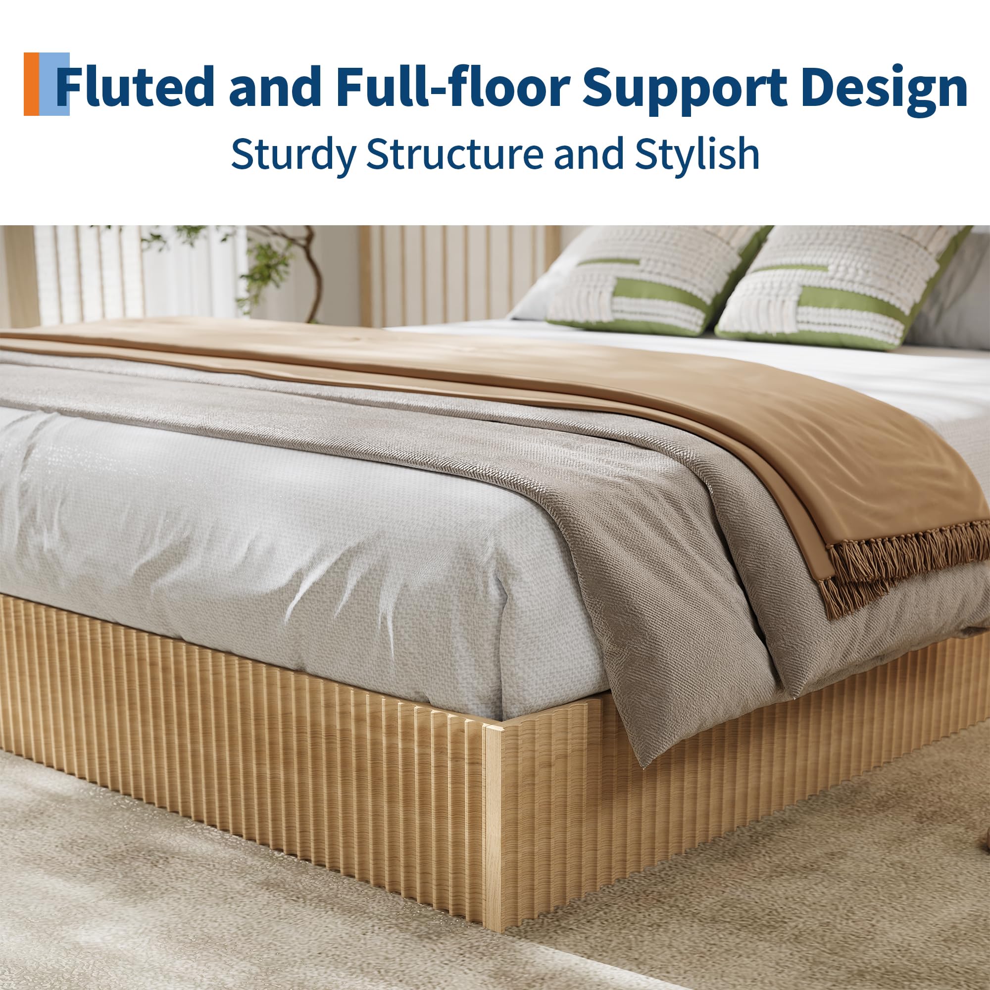 Recessed platform mattress support