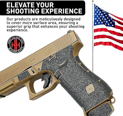 Miniatura 3 de Handleitgrip s Gun Grip Tape Wrap Gun Parts para Glock 19x y Glock 45