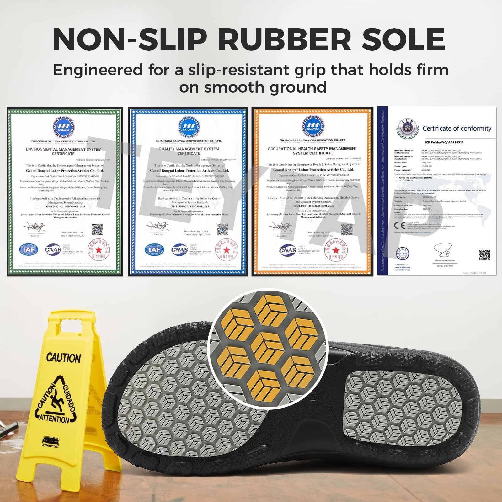 Ulogu Waterproof Non Slip Chef Clogs for Men Women Slip Resistant Work Shoes for Nurses Chefs Kitchen Restaurant & Food Service - 2