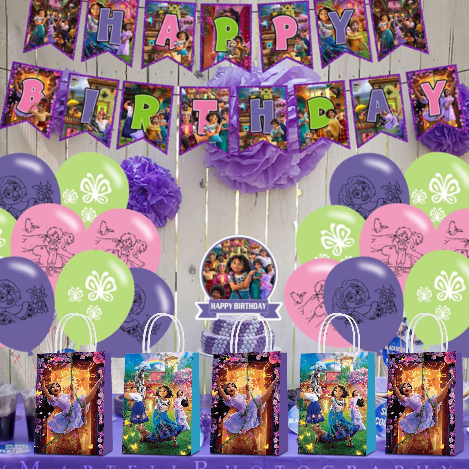 Buy 16Pcs Magic House Party Favor Bags, Encanto Birthday Paper Gift