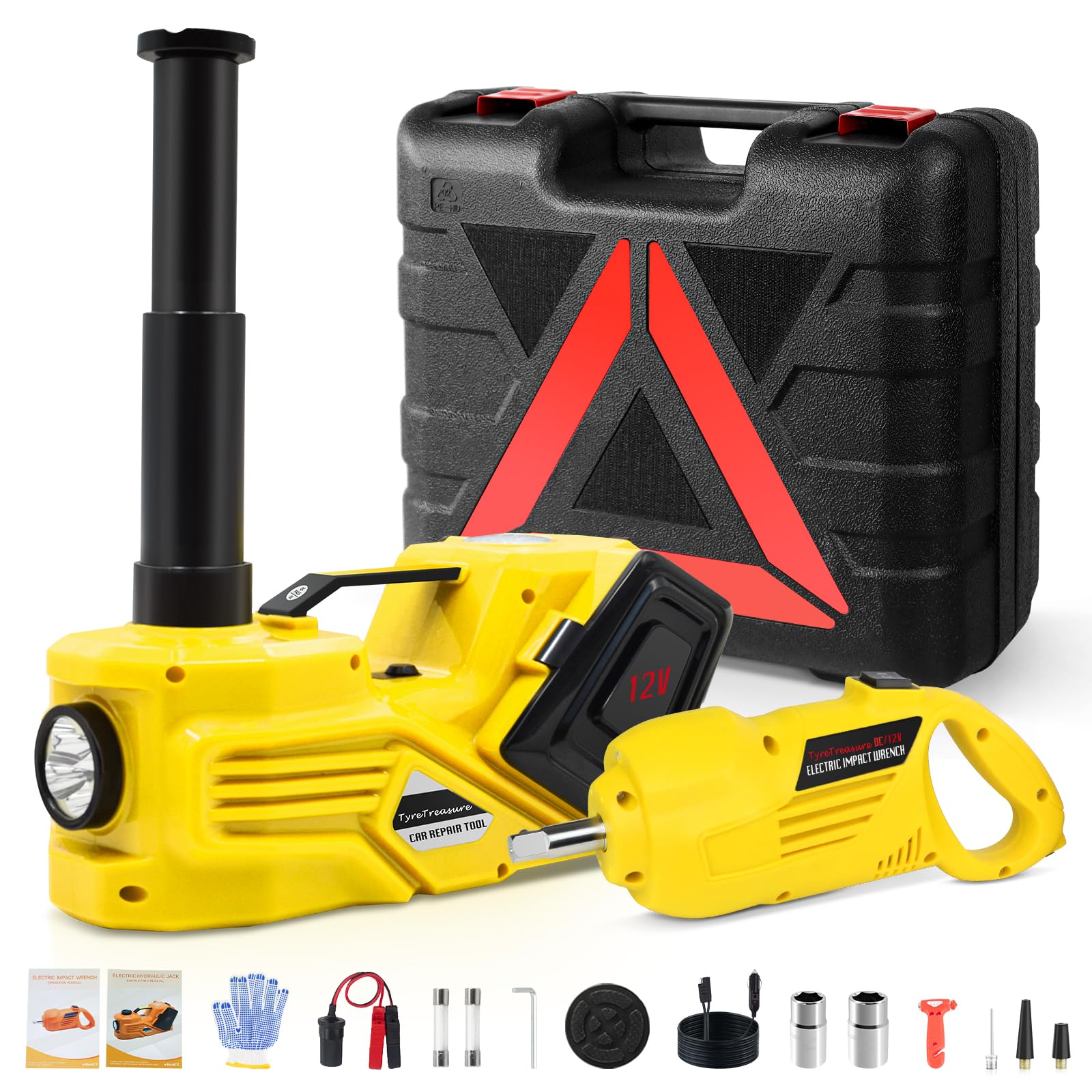 ●NO JACK HITTAZ Amazon.com: ZAISHANG Electric Car Jack Kit 5 Ton 12V