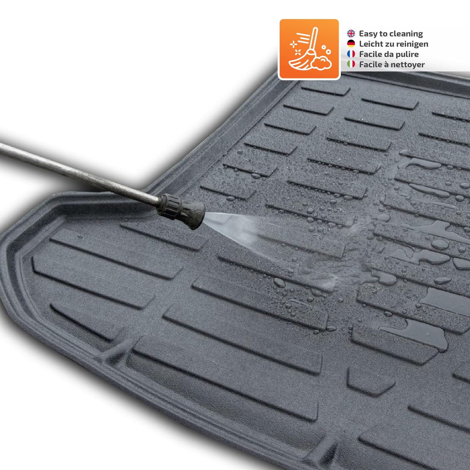 Tappetini In Gomma Per Cupra Formentor 2020 - Set Bagagliaio E Abitacolo, Bordo 5cm