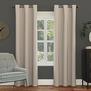 Sun Zero Easton Energy Saving Blackout Grommet Curtain Panel, 40