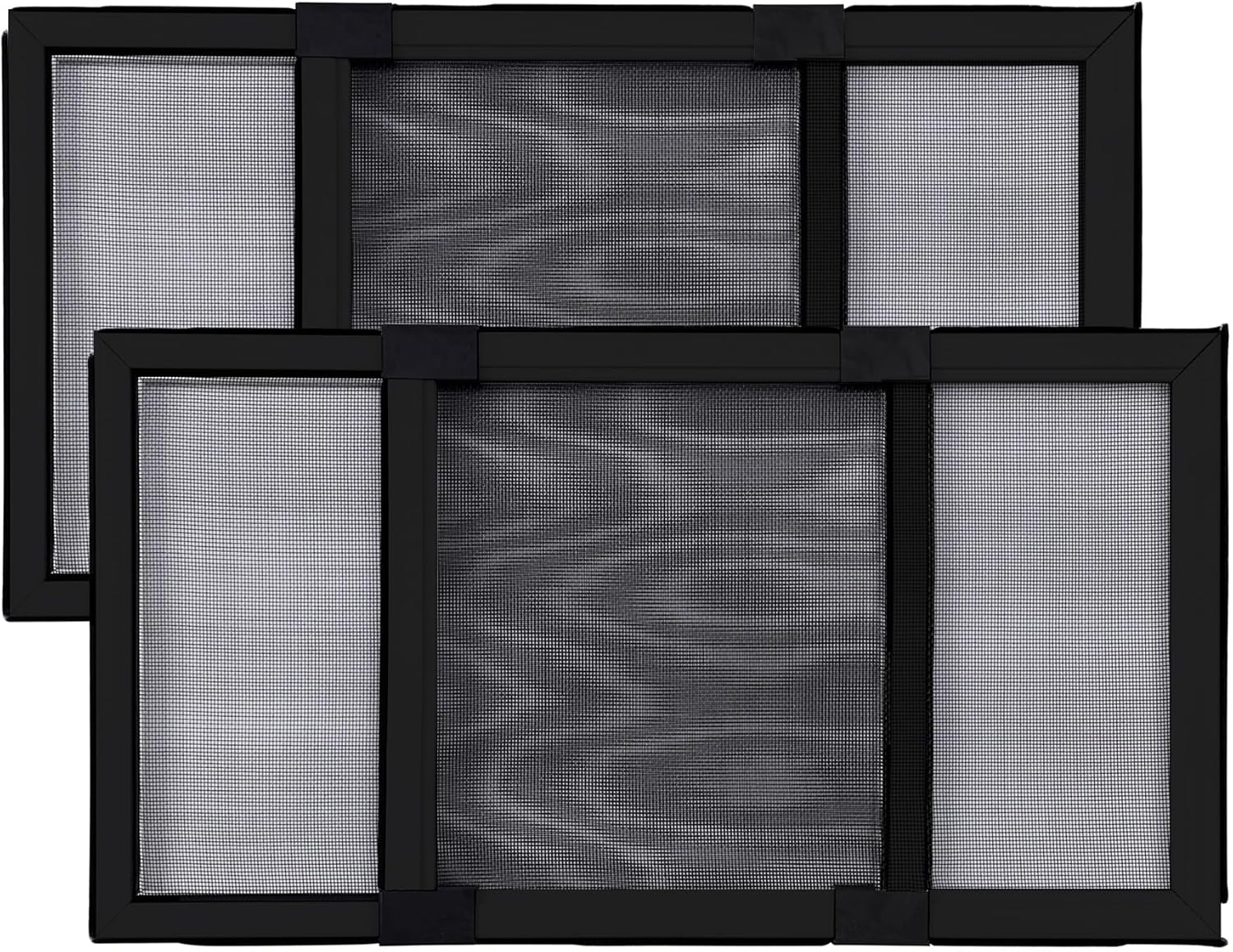 BafloTEX Window Screen, 2 Pack Expandable Window Screens, Adjustable