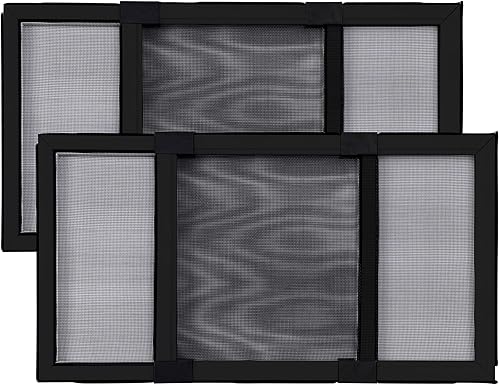 Miniatura 8 de BafloTEX Pantalla de ventana, Pantallas de ventana expandibles, Reemplazo de pantalla de ventana ajustable, Pantalla con marco de madera y aluminio,