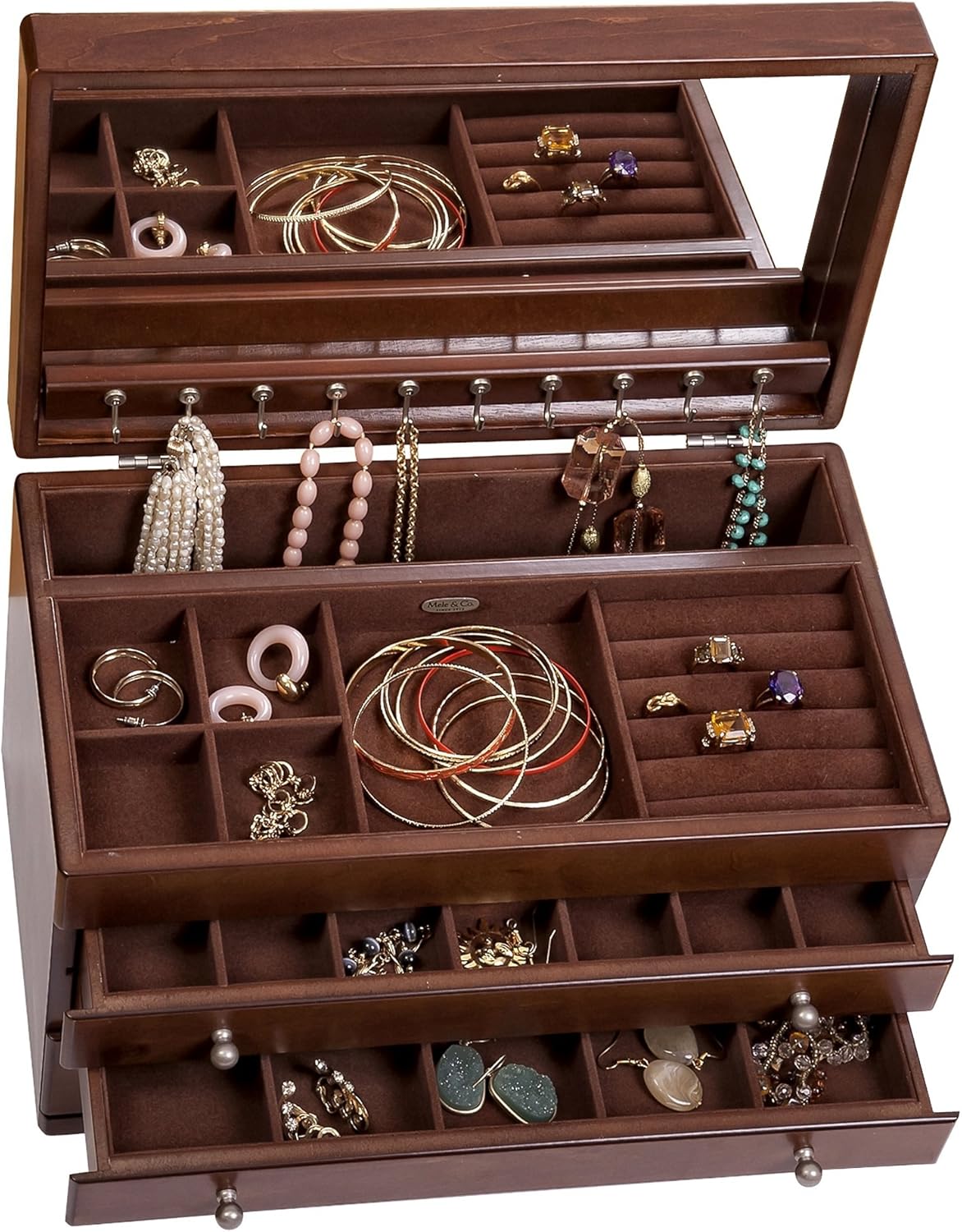 60% Off Discount Mele & Co Brigitte Wooden Jewelry Box 50% Off Discount Mele & Co Brigitte Wooden Jewelry Box
