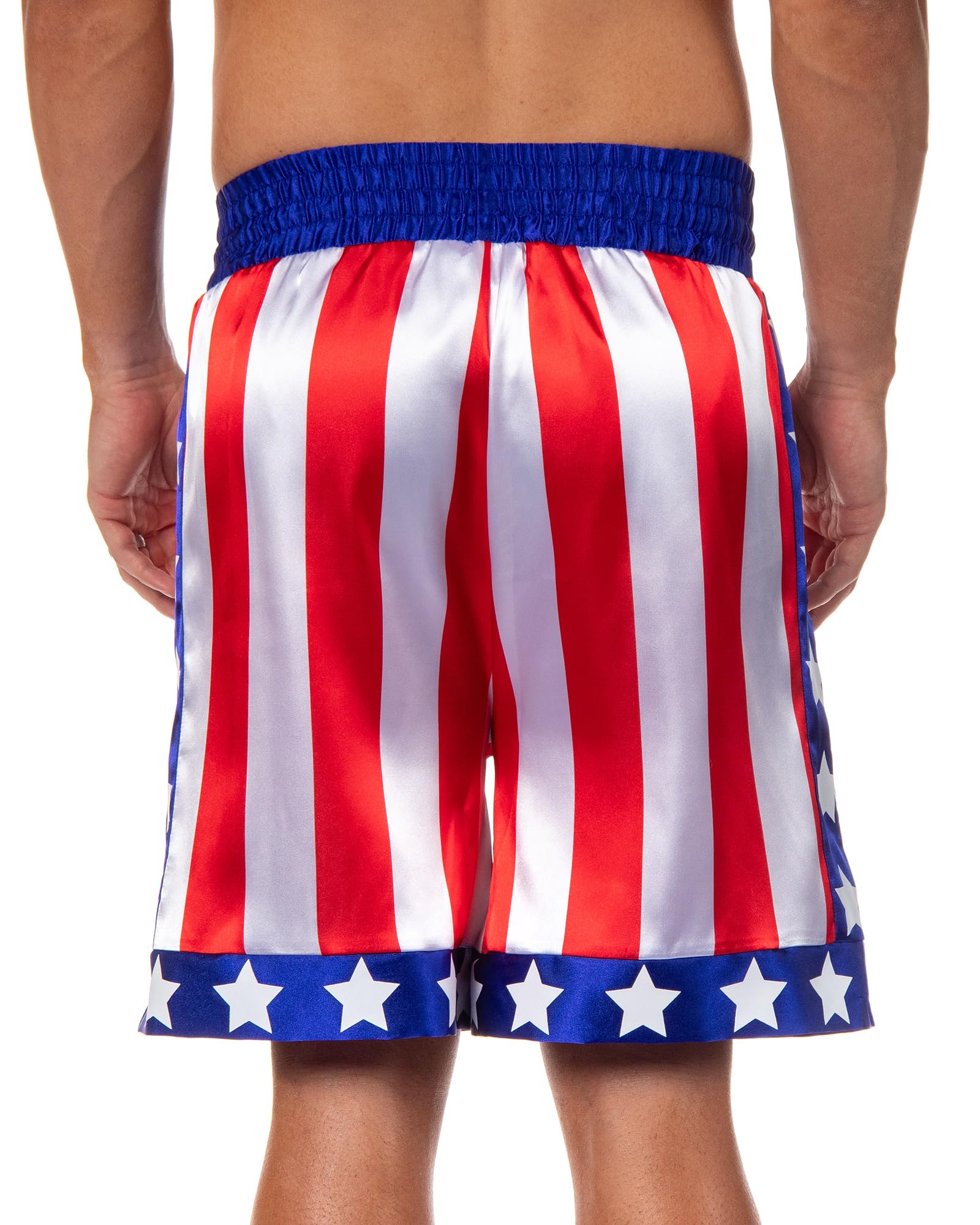 INTIMO Rocky Balboa Ensemble peignoir et short en satin pour homme