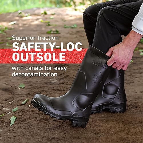 Miniatura 4 de Dunlop 8908603 Durapro - Botas con puntera de acero de seguridad, material de PVC de polimezcla 100% impermeable, cómodas plantillas energizantes