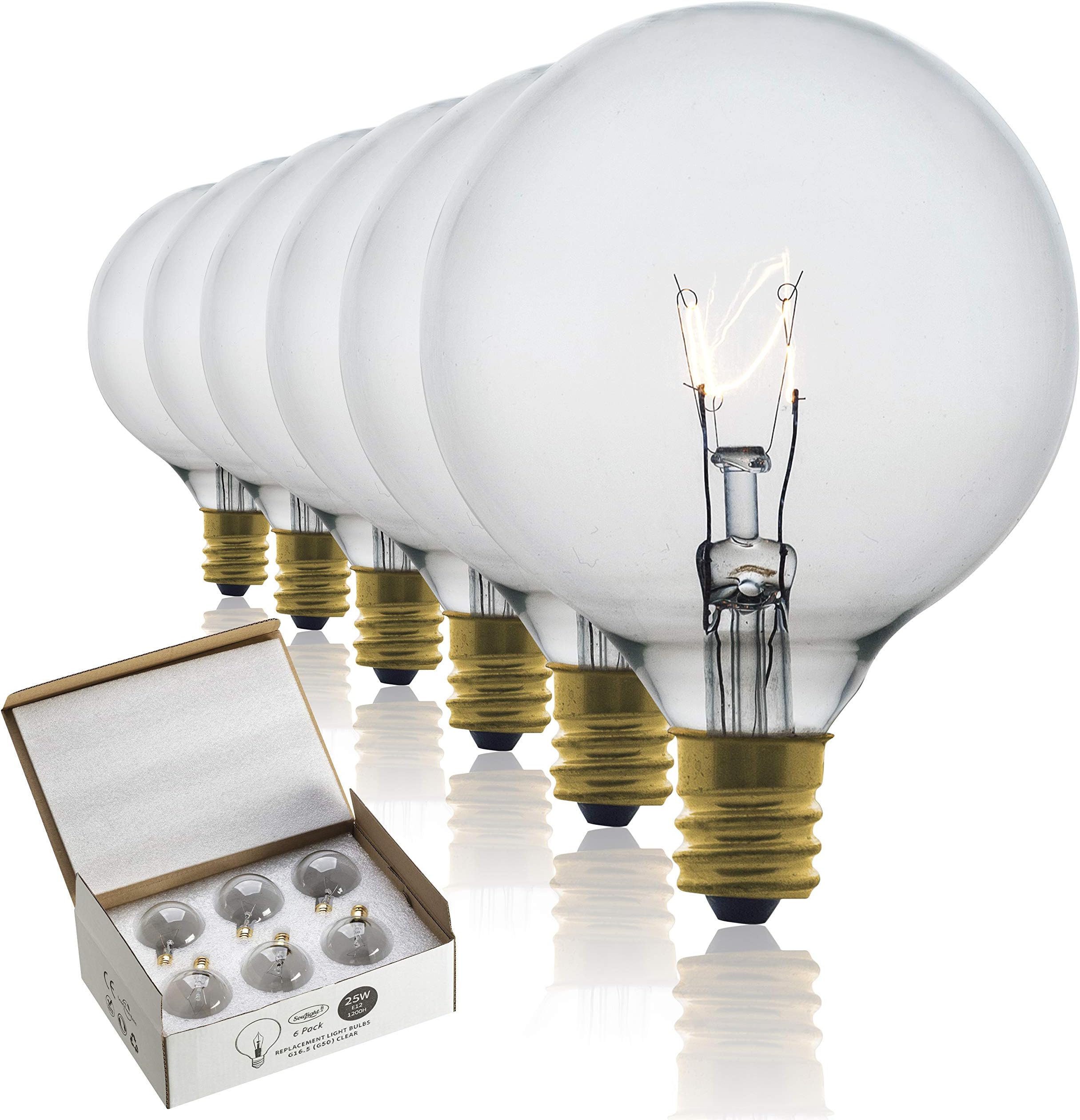 SouLight 25 Watt Wax Warmer Bulbs for Full Size Scentsy Warmer & Scentsy Burn...
