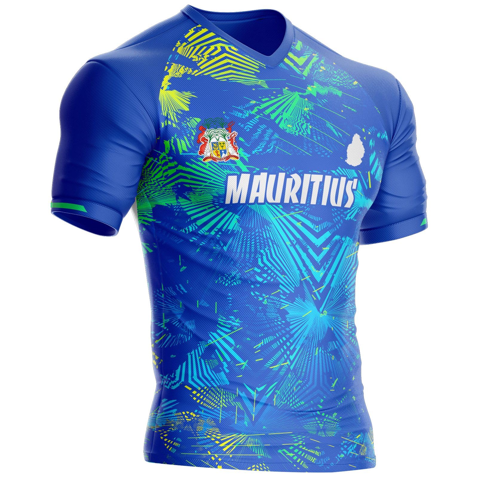 Maillot Maurice MR-28 Football, Cadeau, Drapeau