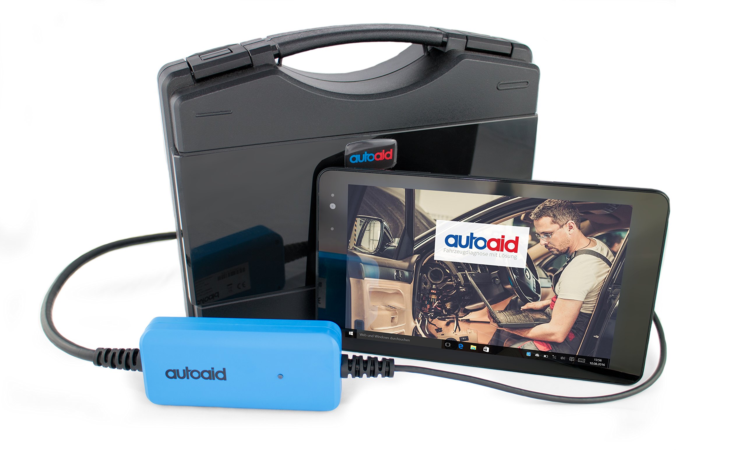 Expert OBD2 Car Diagnostic Code Reader Scanner Tool with 8 Tablet for All Models In German For All Systems