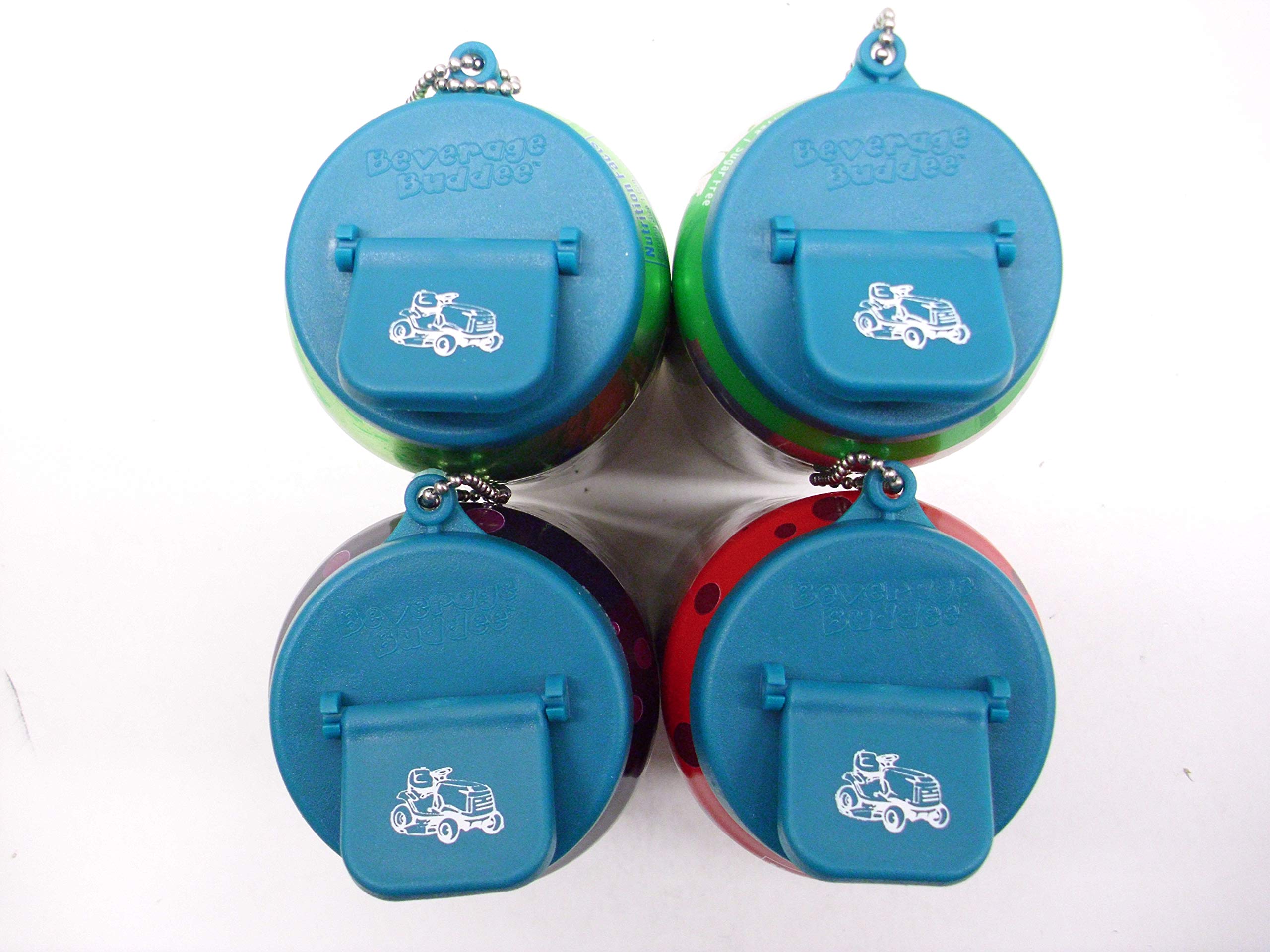 Beverage Buddee Can Cover Lawn Mower Imprint - Best Can Cover For Standard Size Soda/Beer/Energy Drink Cans - Made In The USA - BPA-PCB Free (Green)