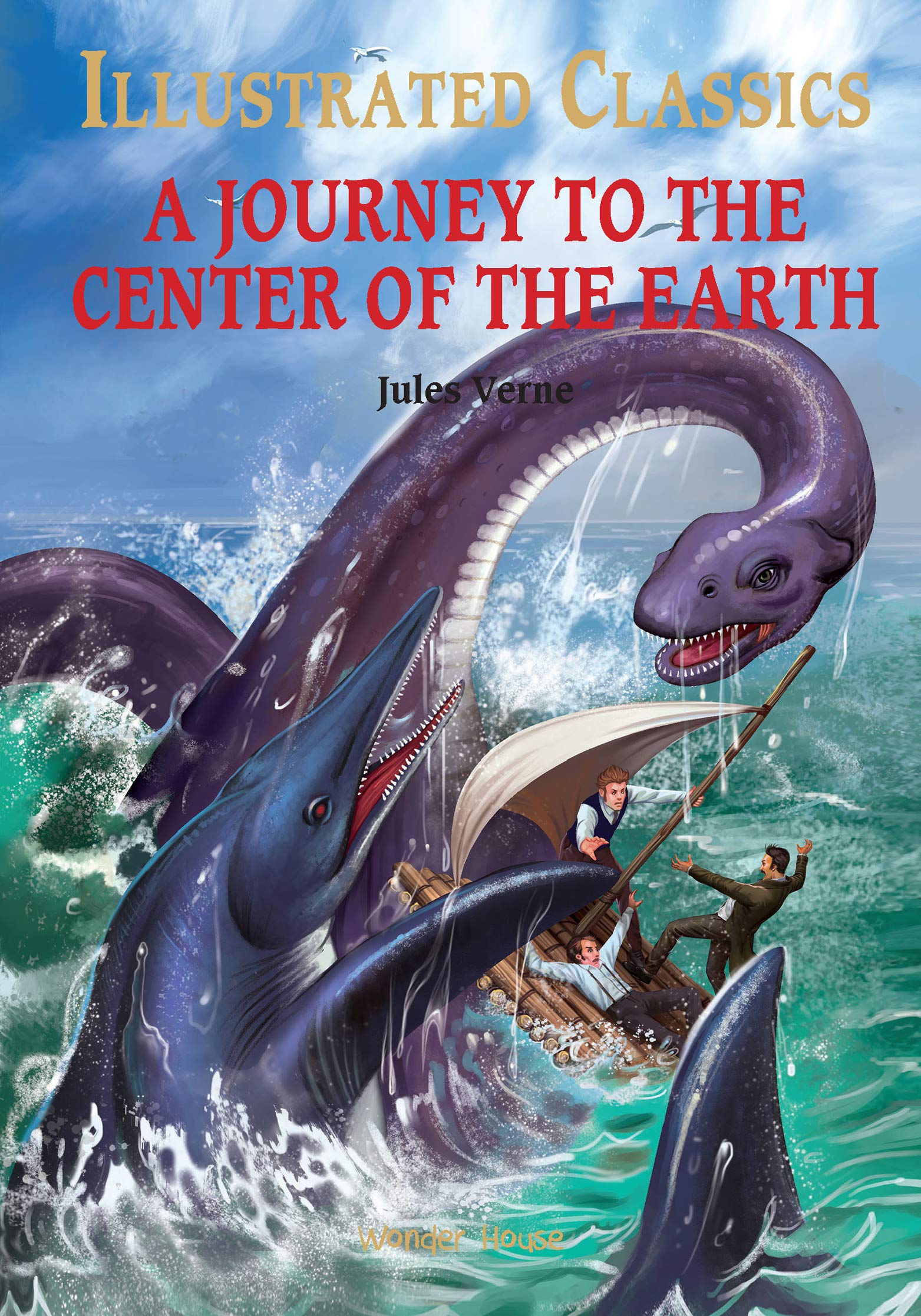 Illustrated Classics - Journey To The Center of The Earth: Abridged Novels With Review Questions