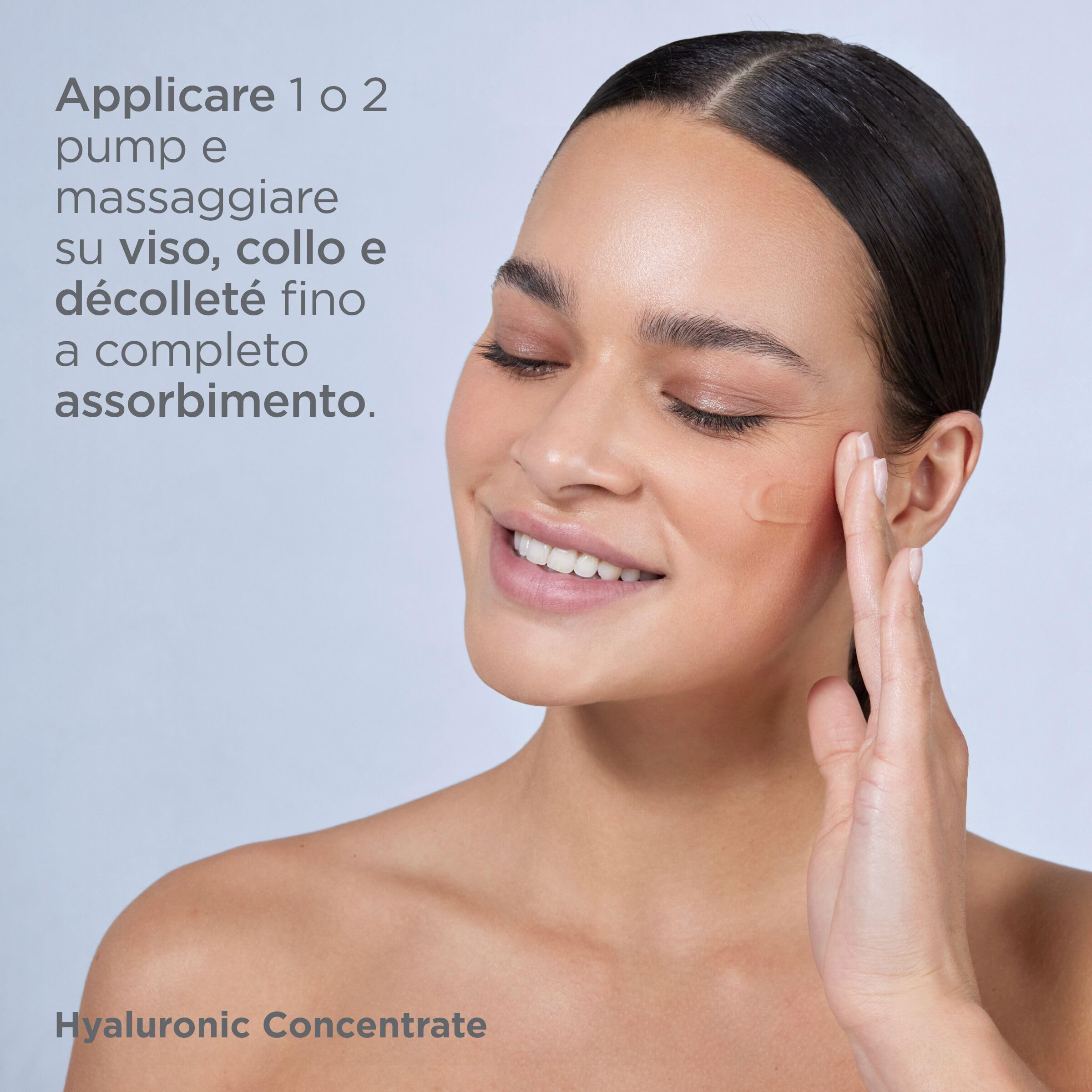 ISDIN Isdinceutics Hyaluronic Concentrate (30 ml) | Siero Viso Ultra-Idratante a Base di Acido Ialuronico | Idrata, Ridensifica e Leviga le Rughe | Consigliato per le Pelli Giovani