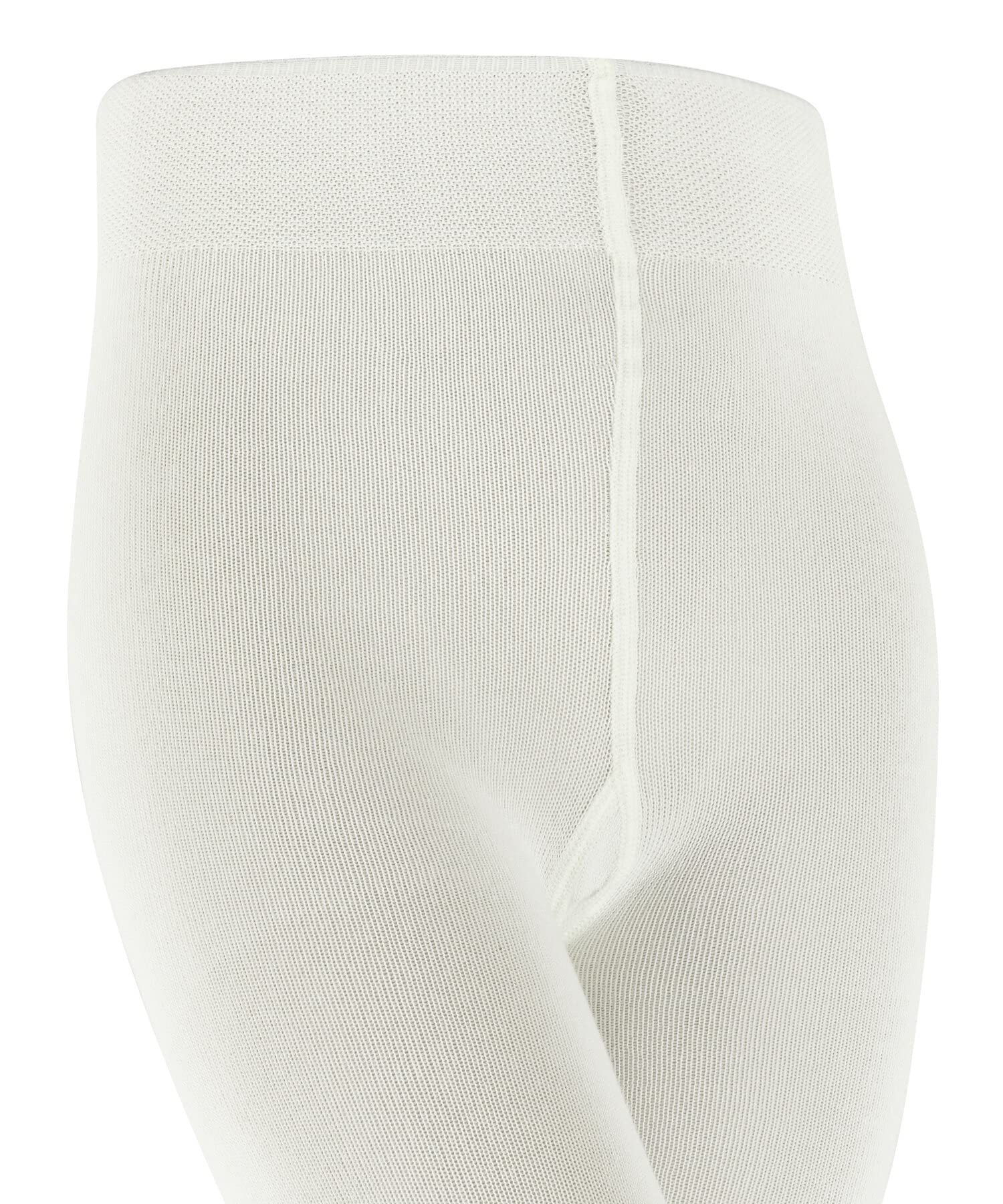 FALKE Uniseks - dzieci Rajstopy Family K Ti bawełna grube jednokolorowe 1 Para, Biały Off-White 2040, 110-116