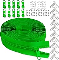 Vista 7 de Cinta de cremallera de nailon #3 para coser: YZSFIRM 10 yardas negras por The Yard Cremalleras de bobina de nailon para costura DIY y manualidades