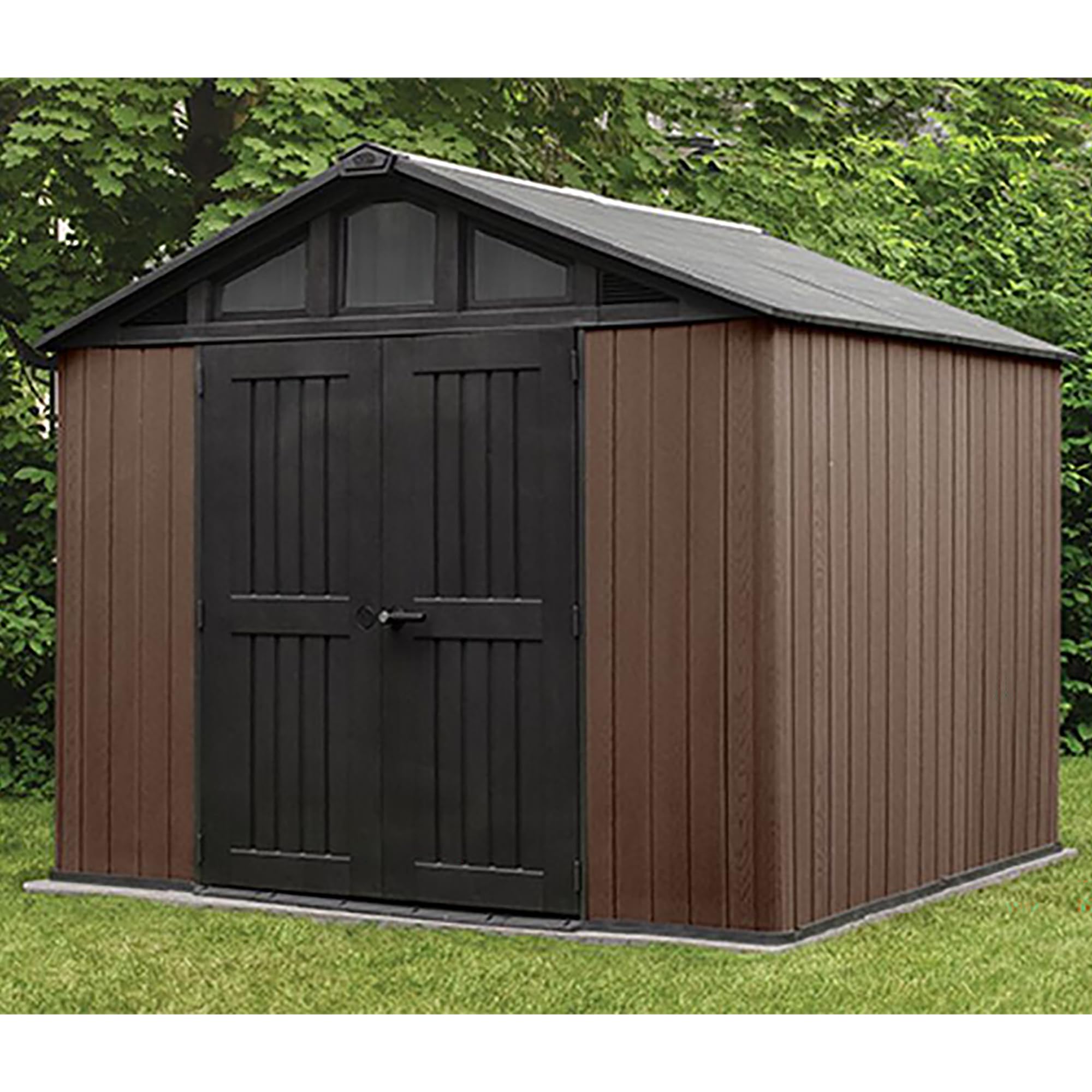 Abri De Jardin Stronghold 1015 - 12,5 M2 - Gris Aspect Bois - KETER - Jardin