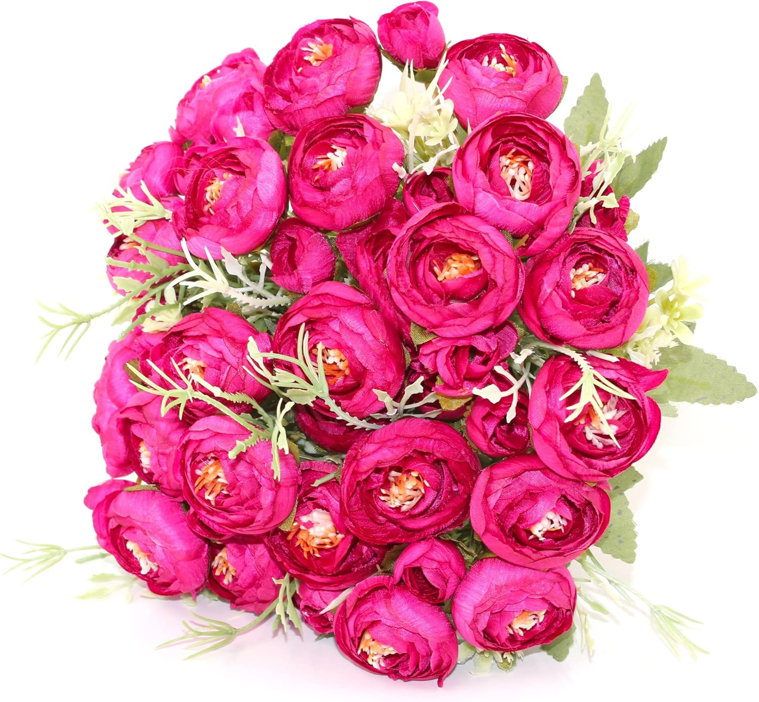 aufuwa Mini Peony artificial Flowers Fake Silk Peonies