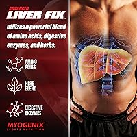 Vista 5 de Myogenix Liver Fix - Fórmula profesional de desintoxicación de hígado y órganos - Mejora la digestión - Apoya el metabolismo de las grasas - Fácil