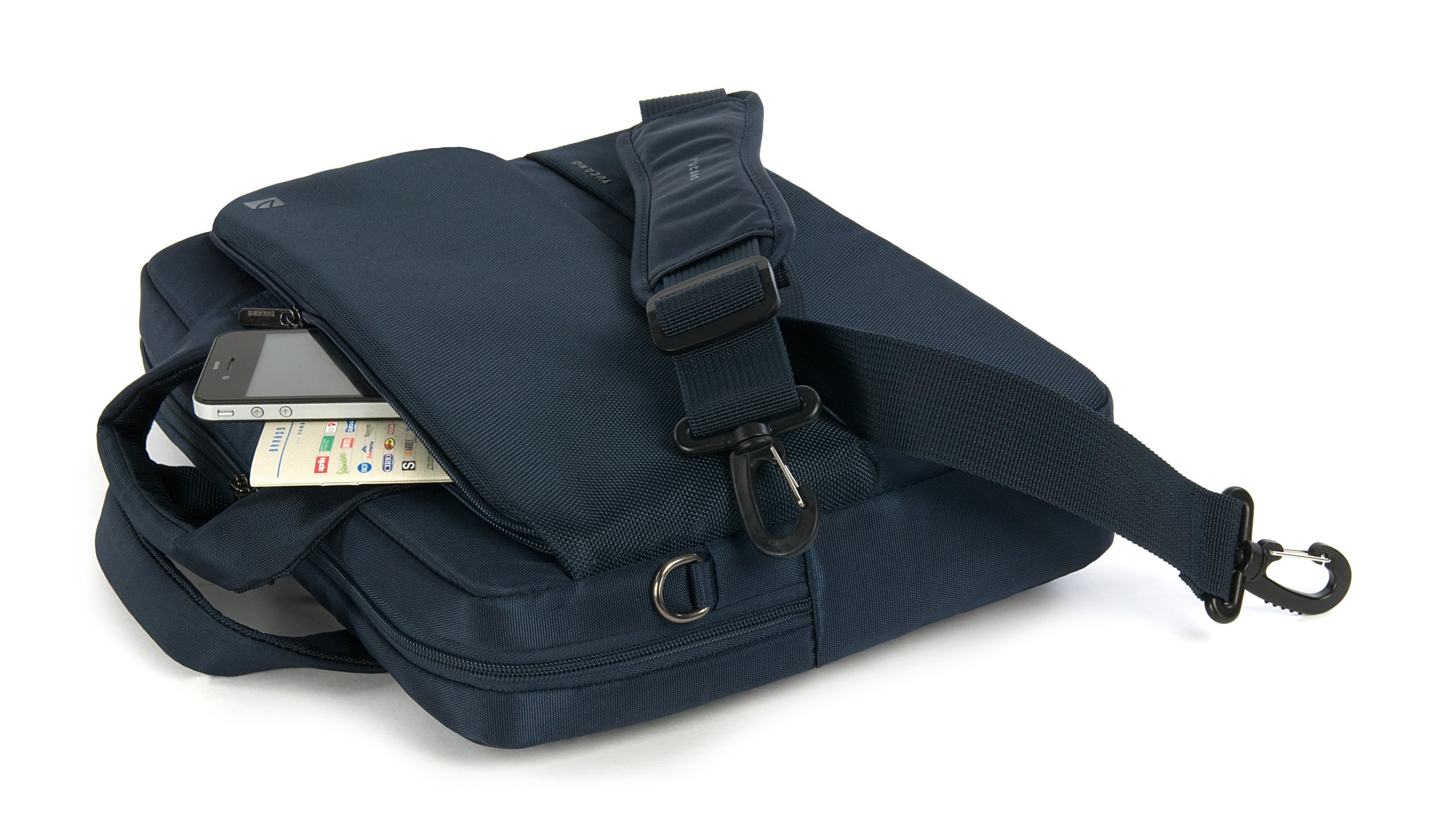 Tucano Dritta Slim 14 Borsa per MacBook PRO 15" Retina e Notebook 13" o 14", Blu