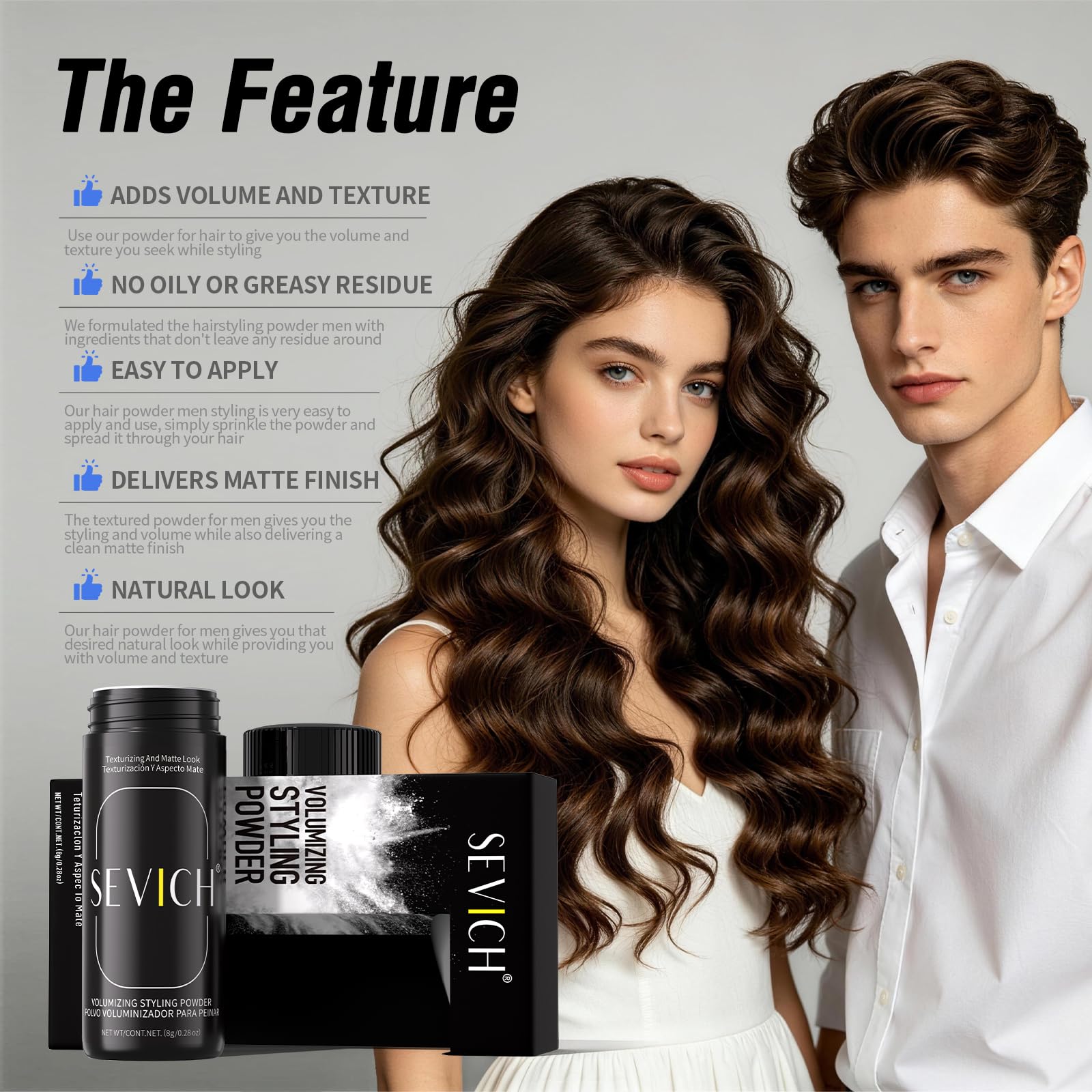 Amazon.com: SEVICH Hair Volumizing Powder, Texturizing & Root Lift