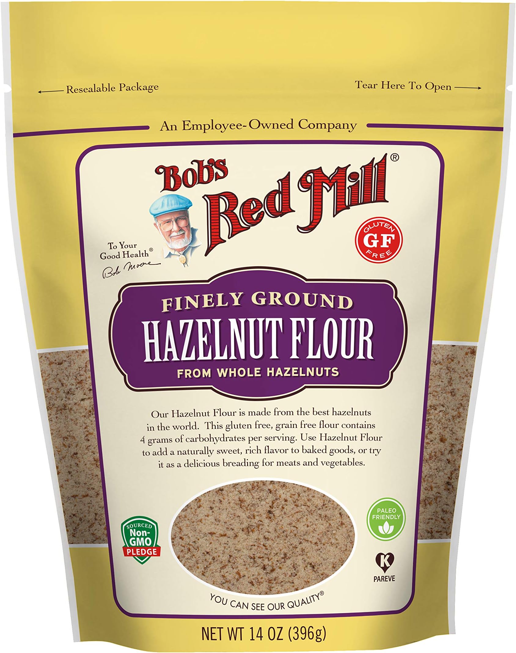 Bobs Red Mill Garbanzo Bean Flour, 16 Ounce (Pack of 4