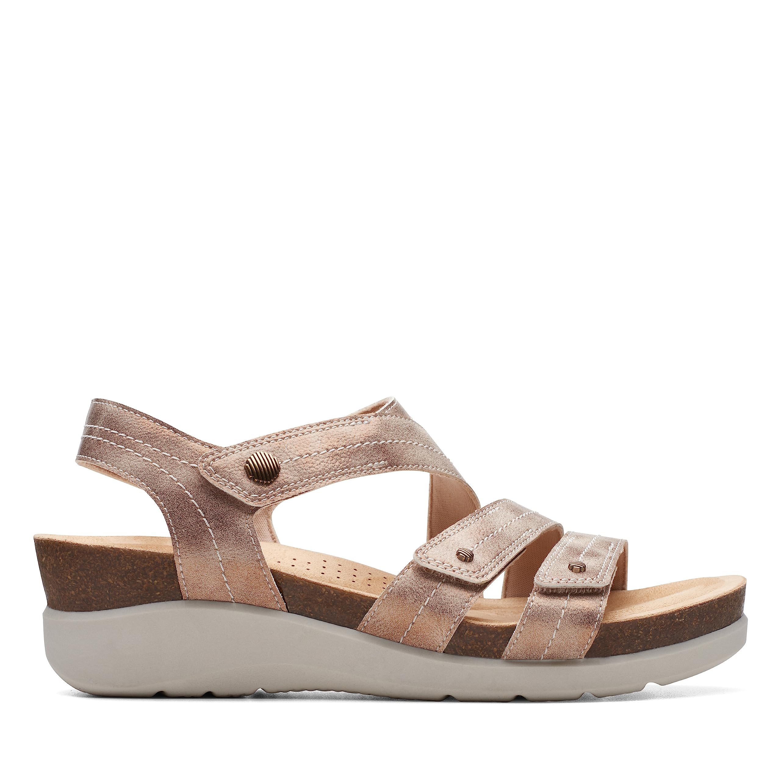 Clarks womens Calenne Clara Wedge Sandal