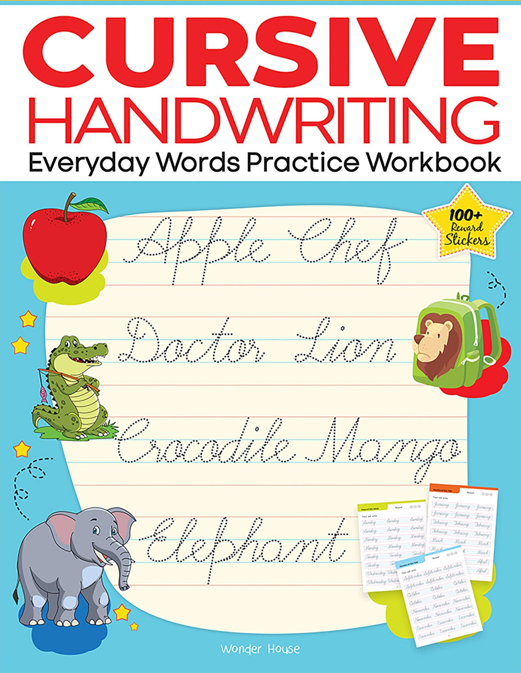 Cursive Handwriting Practice Workbook: Everyday Words | Level 2 | Ages 6โ9 | ...