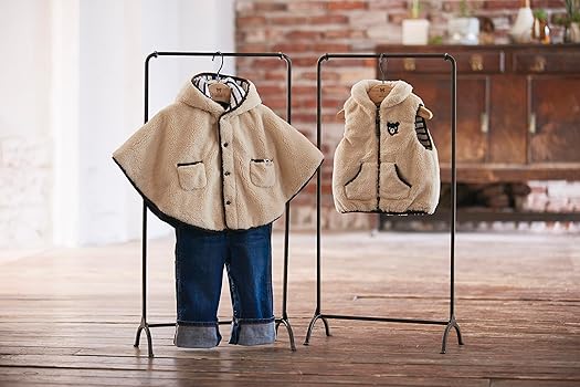 Amazon.co.jp: [ミキハウス] ミキハウスダブルビー ベスト ボア 防寒