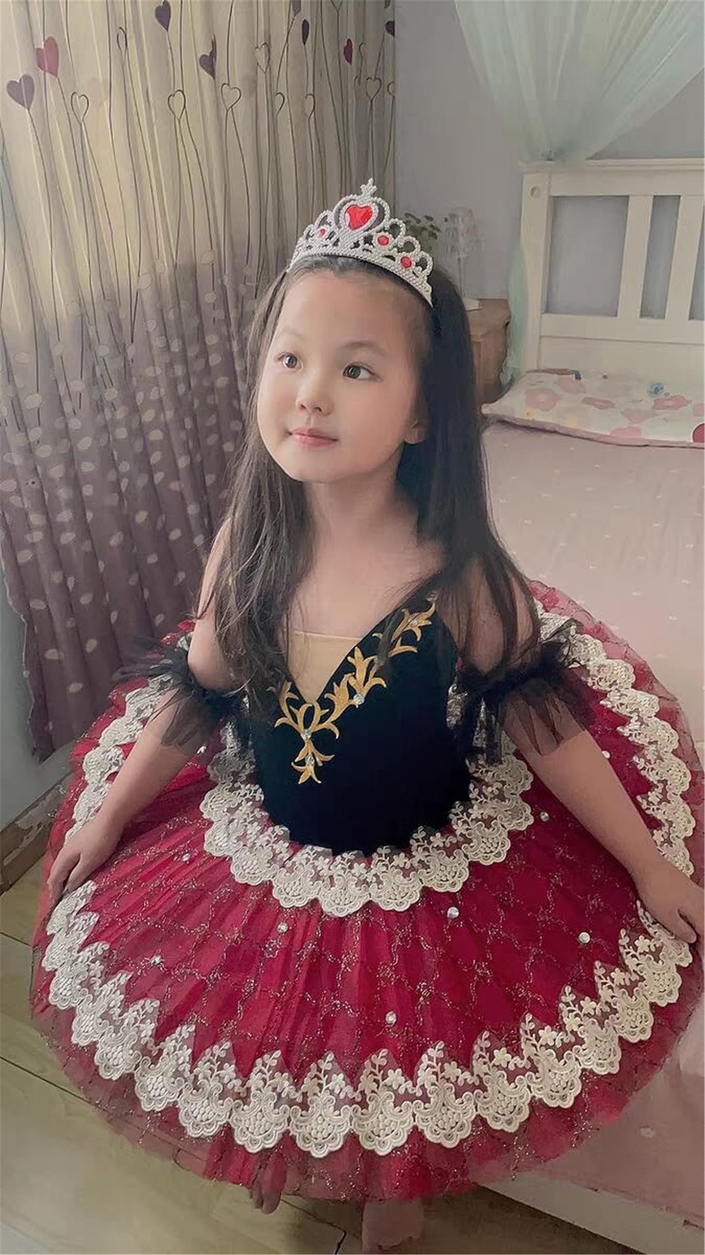 Tutú de Ballet para niñas, tutú de panqueque para niñas, Bailarina